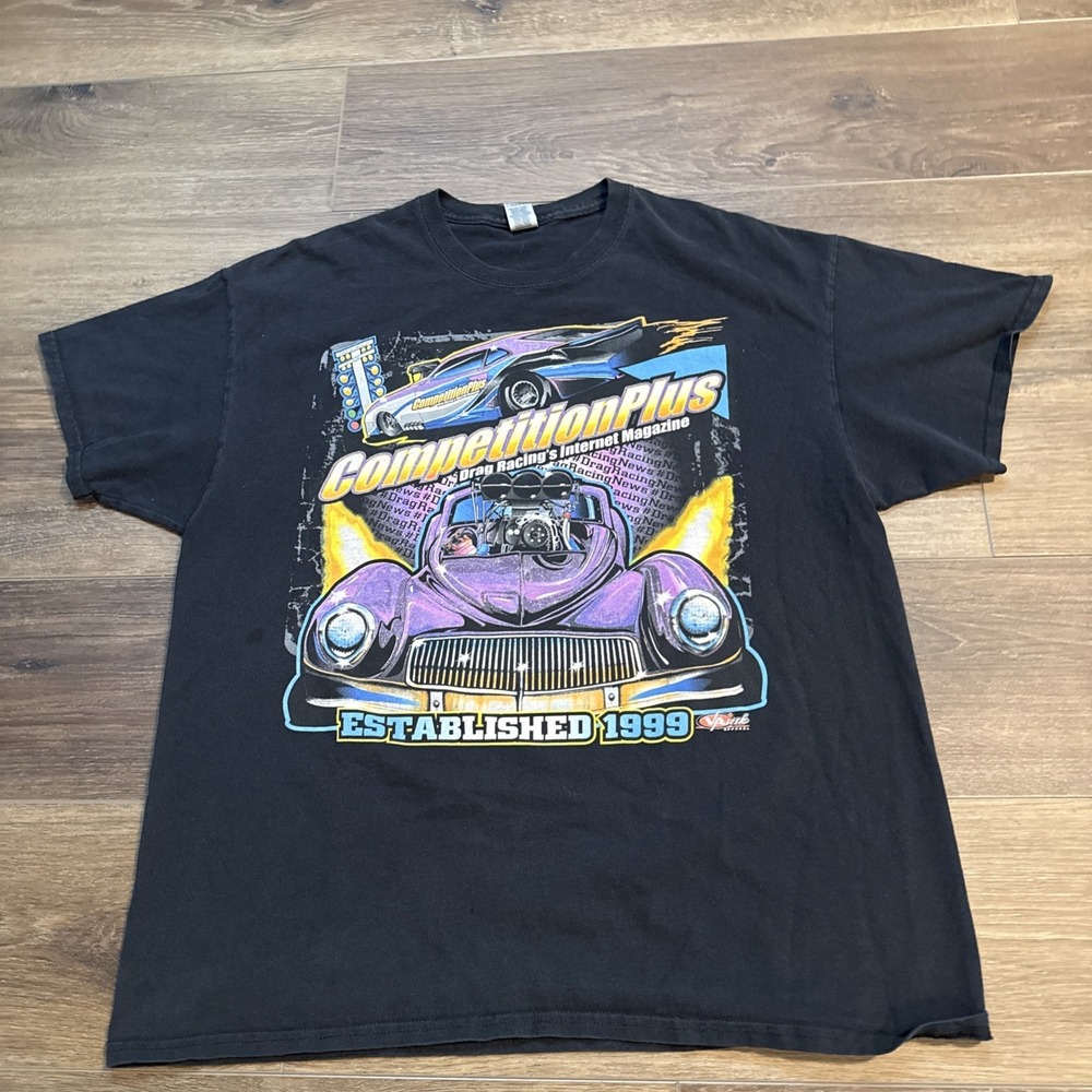 Sport NHRA Drag Racing Graphic T Shirt Mens Extra Large‎ Black Rocket Science 99